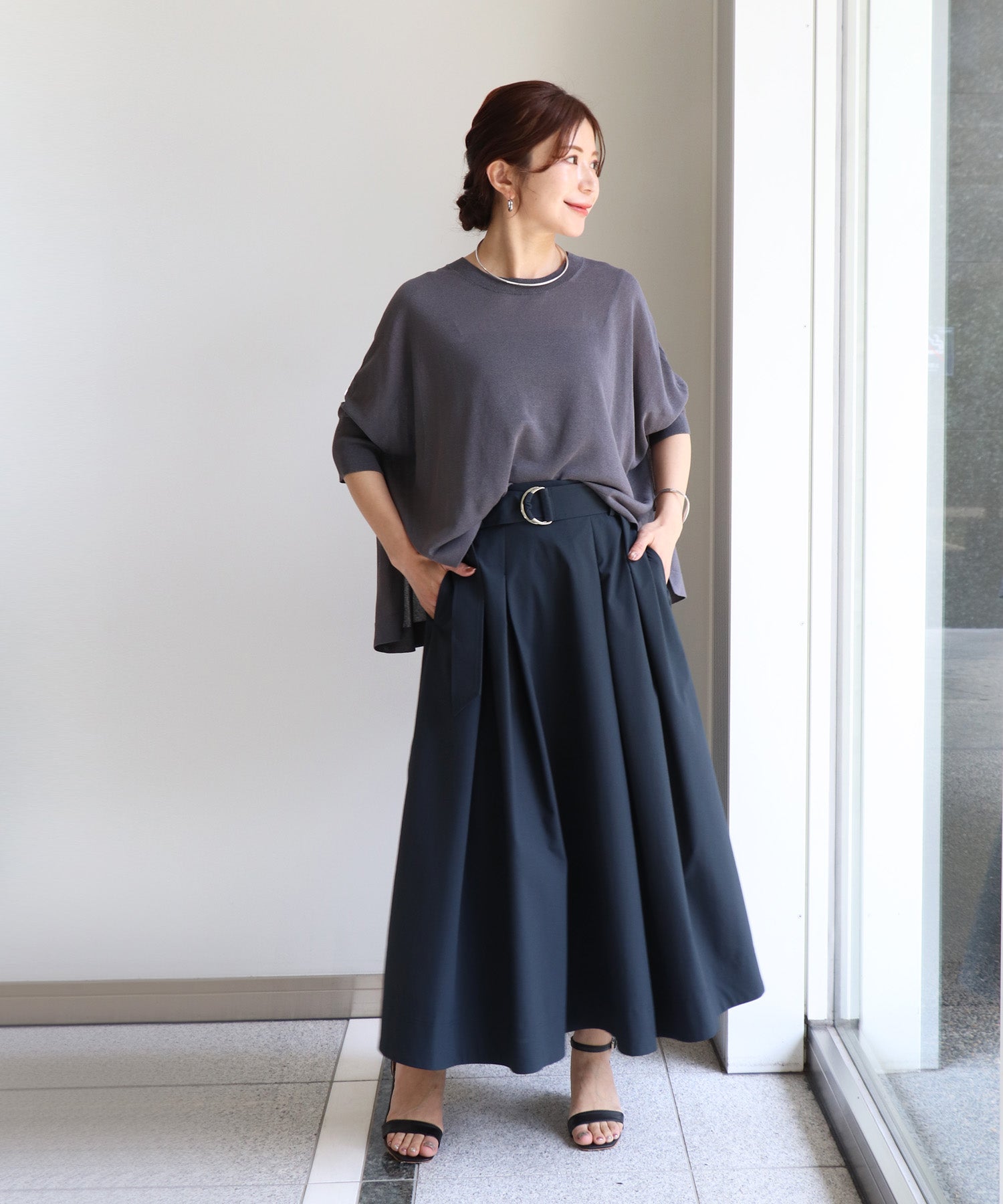 model：158cm　着用：Sサイズ