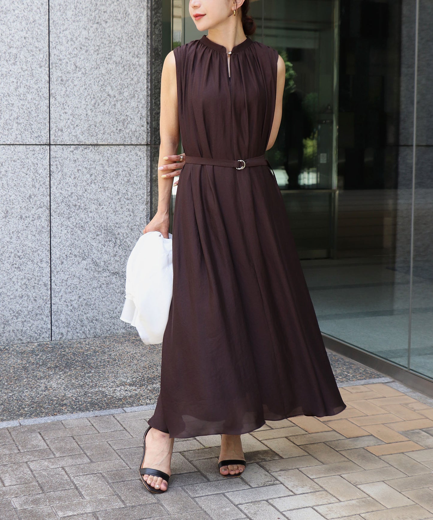 model：158cm　着用：Fサイズ