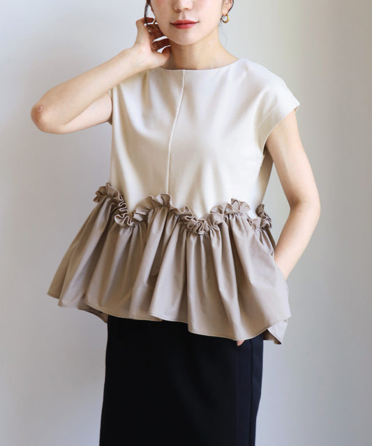 model:158cm　着用サイズ：Fサイズ