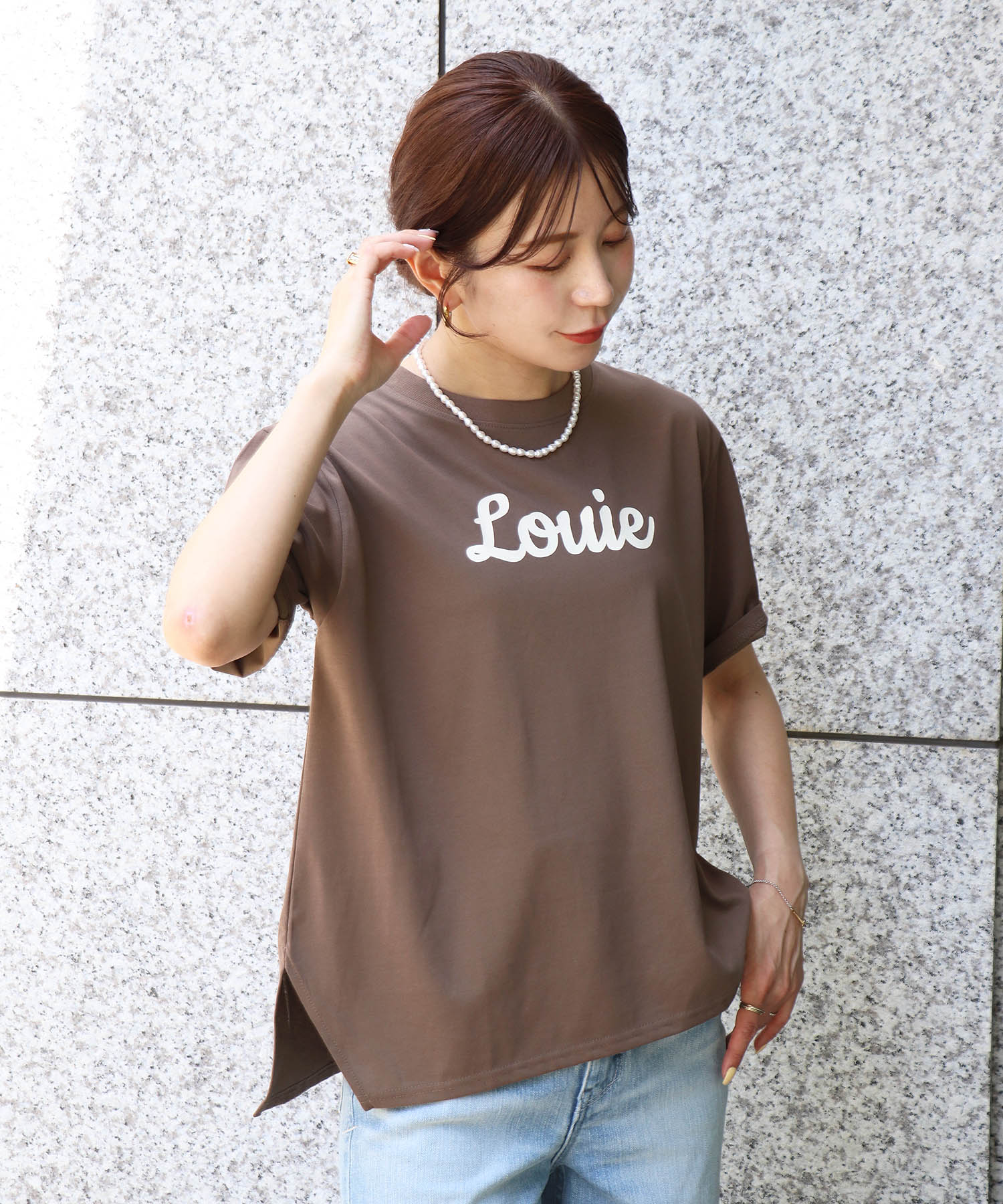 model：158cm　着用：Fサイズ