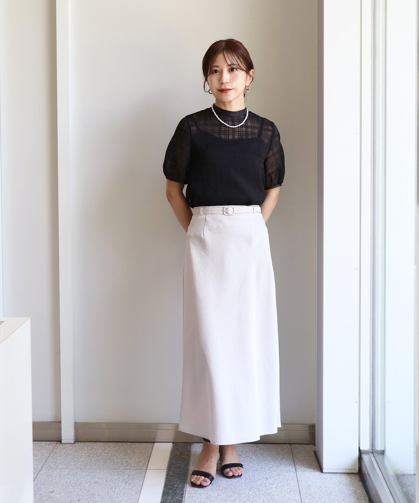 model：158cm　着用：Sサイズ