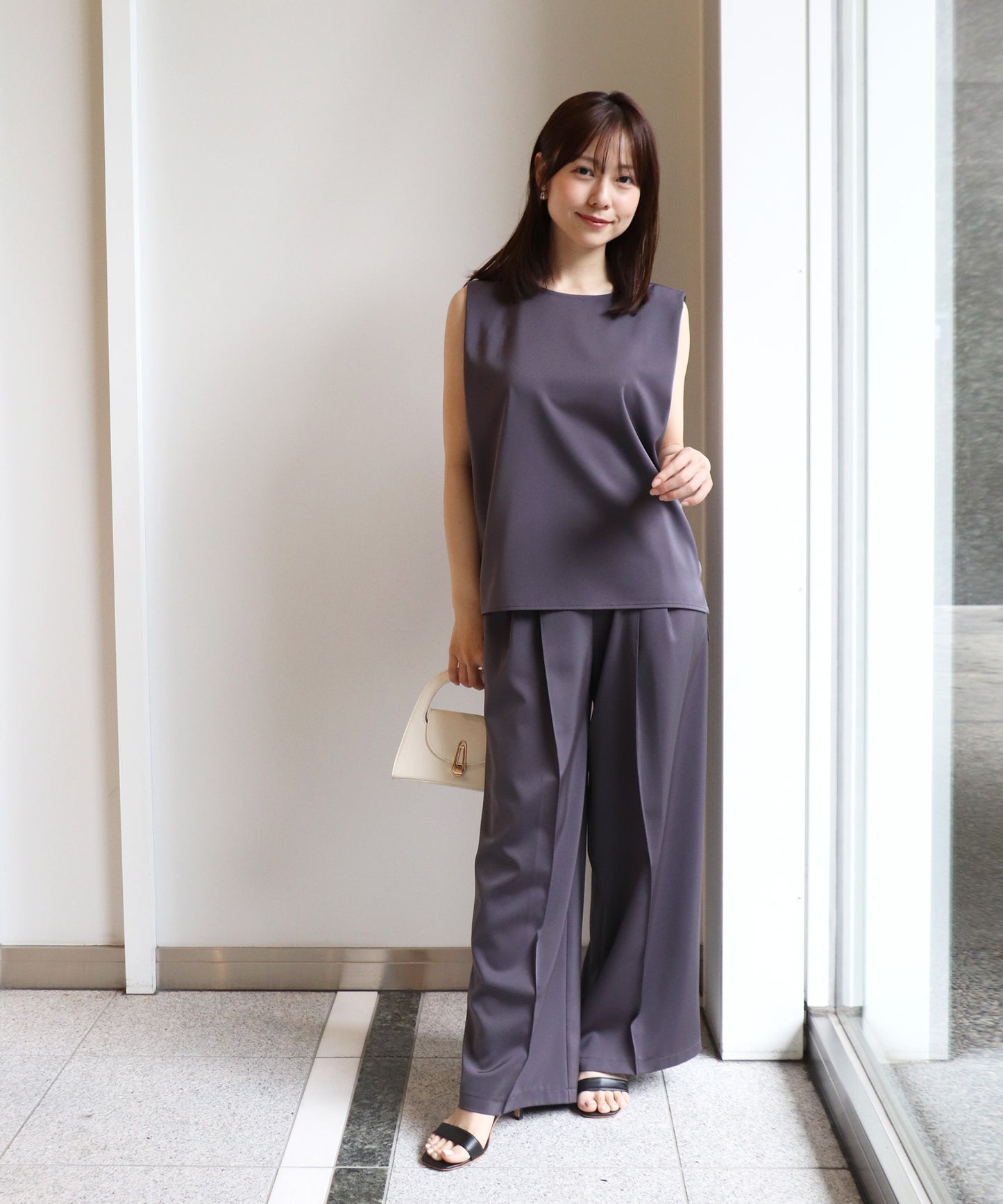 【PRE ORDER】サテントップス（SET UP対応）