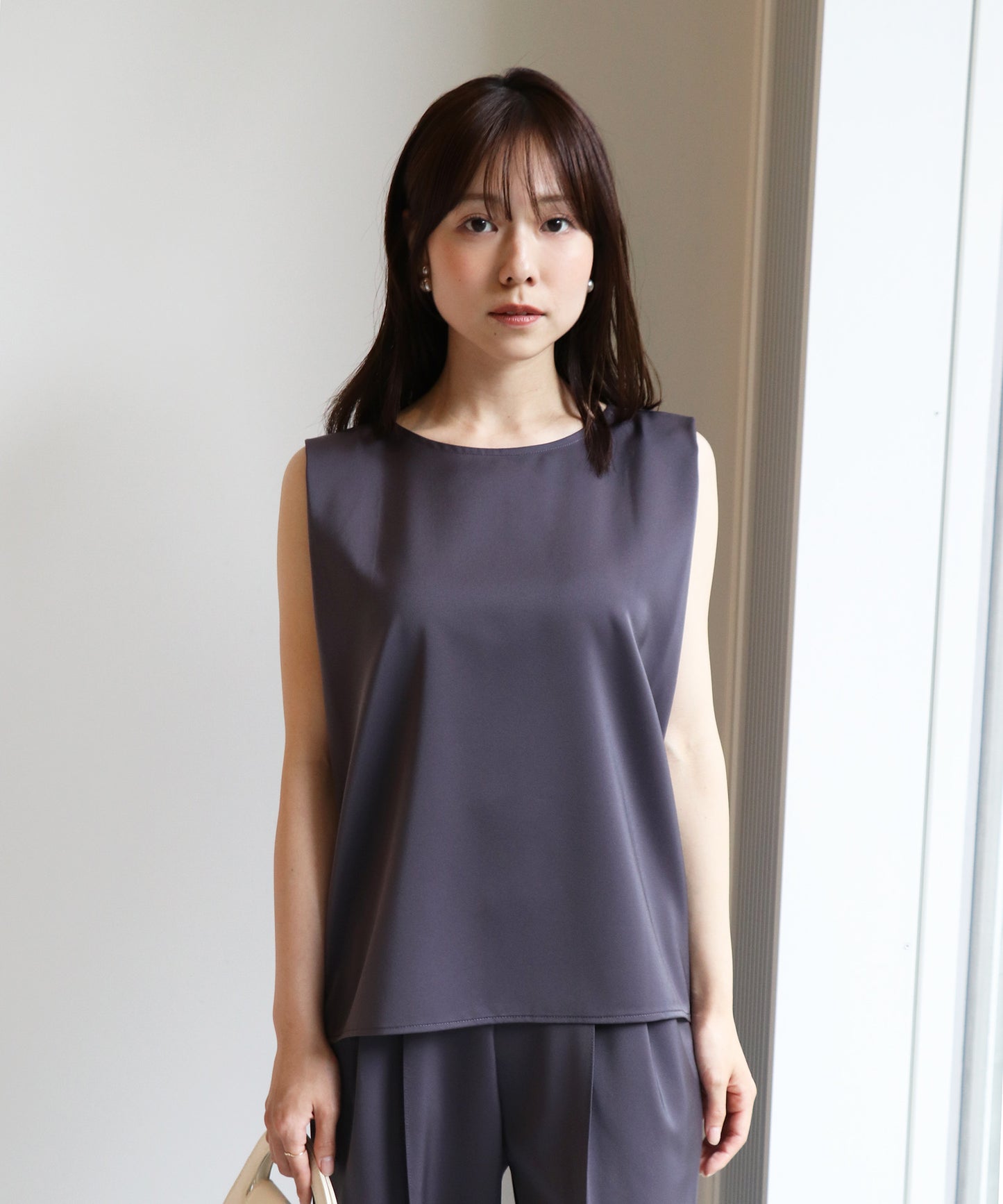 【PRE ORDER】サテントップス（SET UP対応）