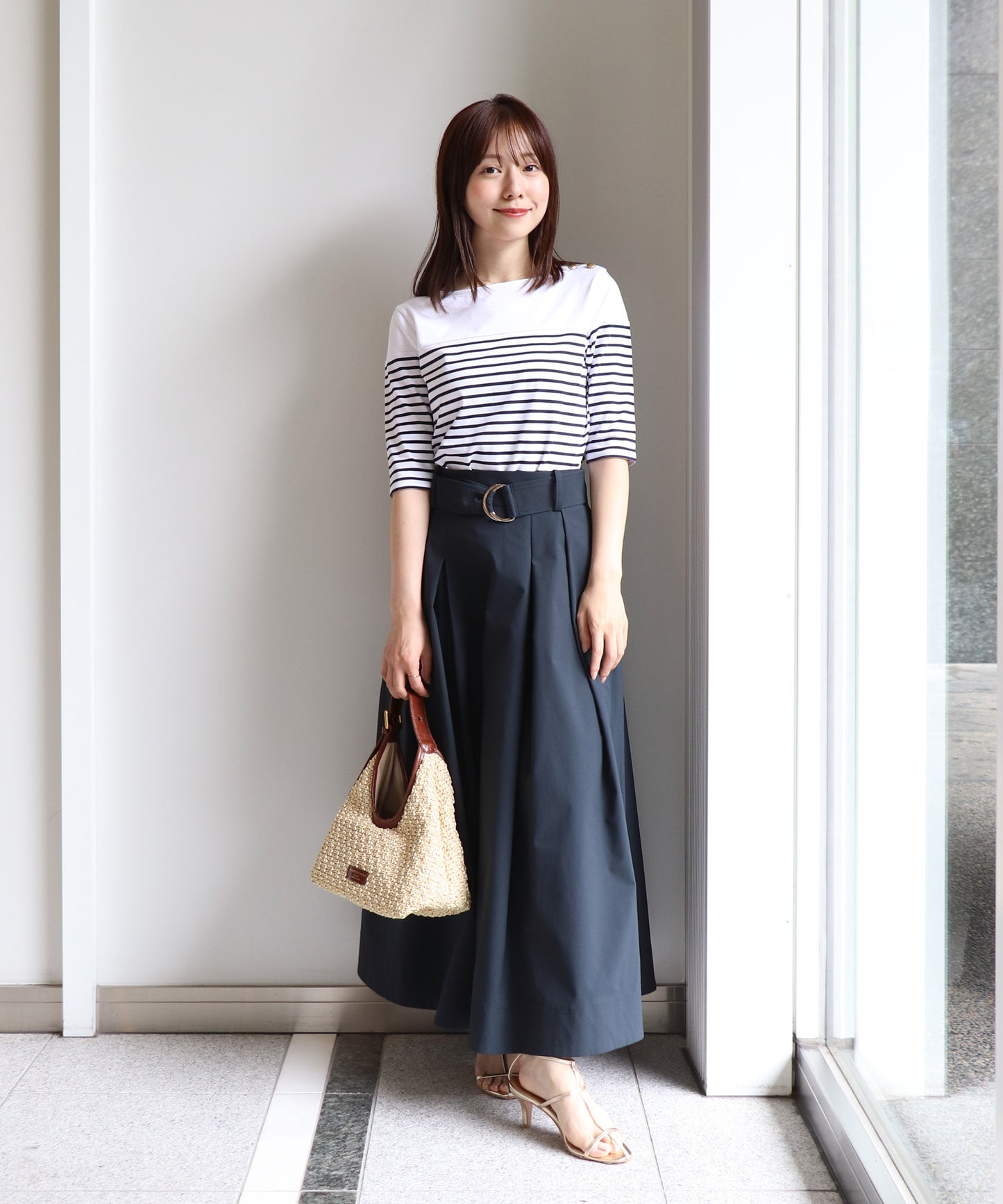 model：150cm　着用：Fサイズ