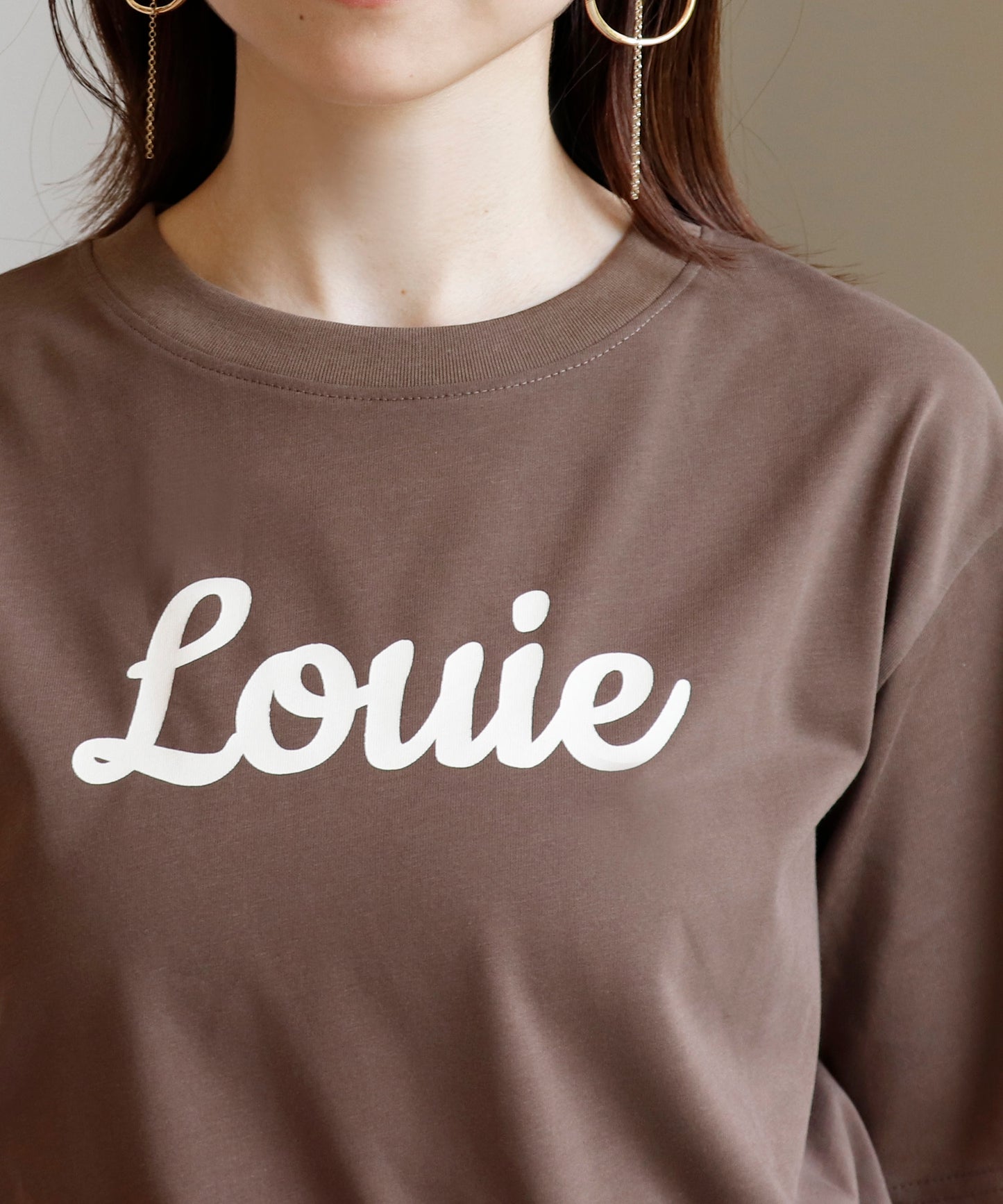 アシメヘムロゴTシャツ