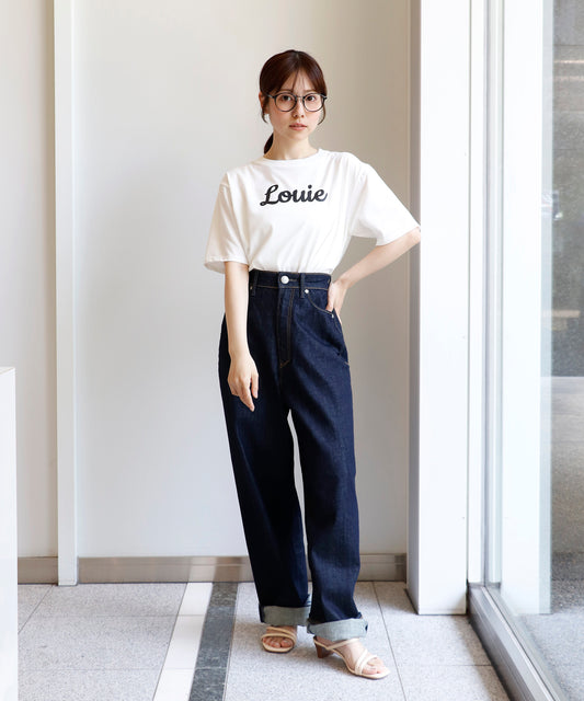 アシメヘムロゴTシャツ