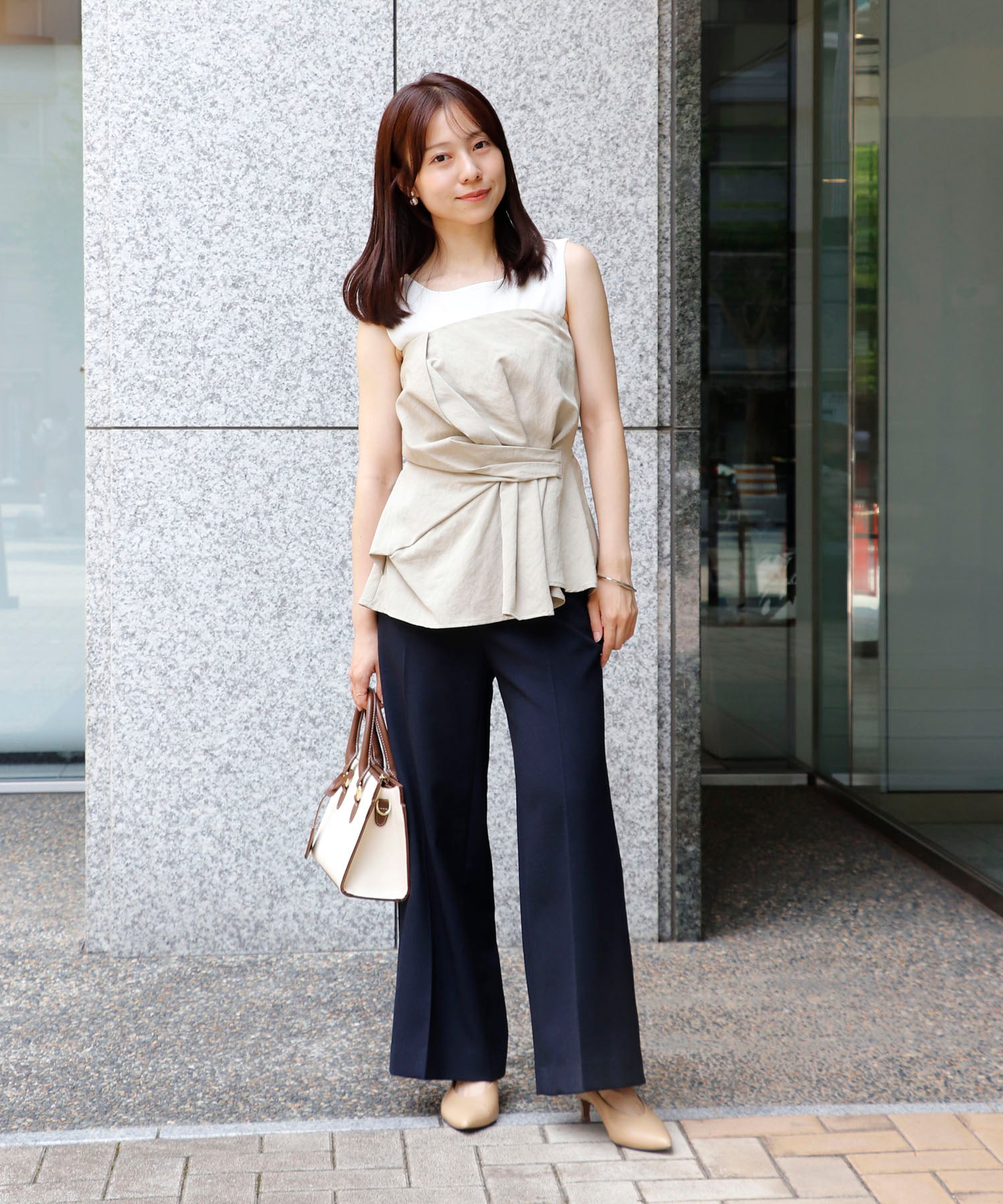 model:150cm　着用サイズ：Fサイズ