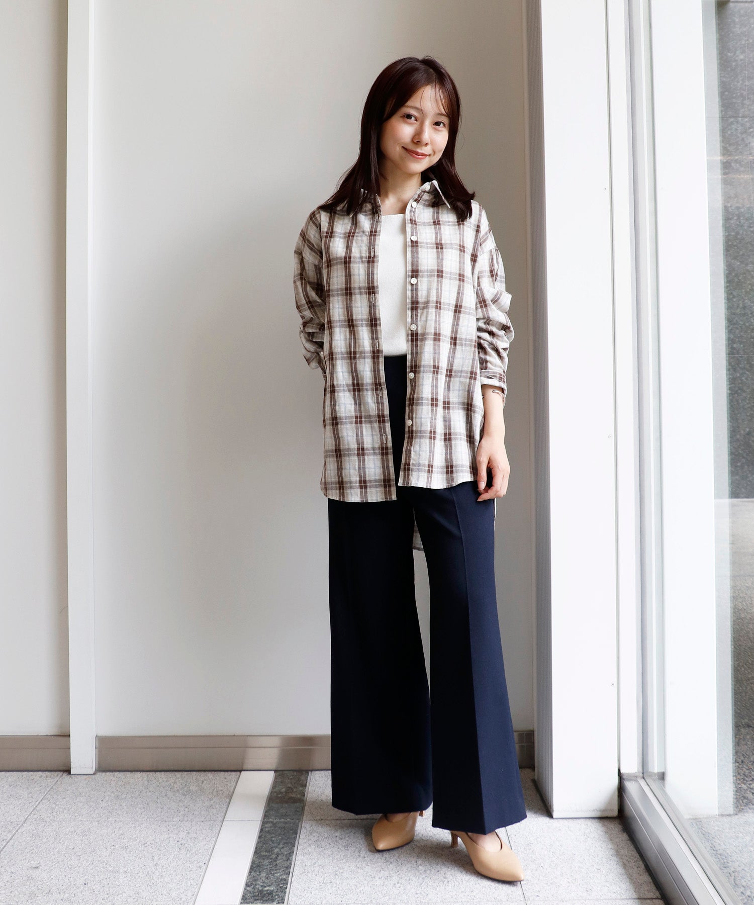 model：150cm　着用：Fサイズ