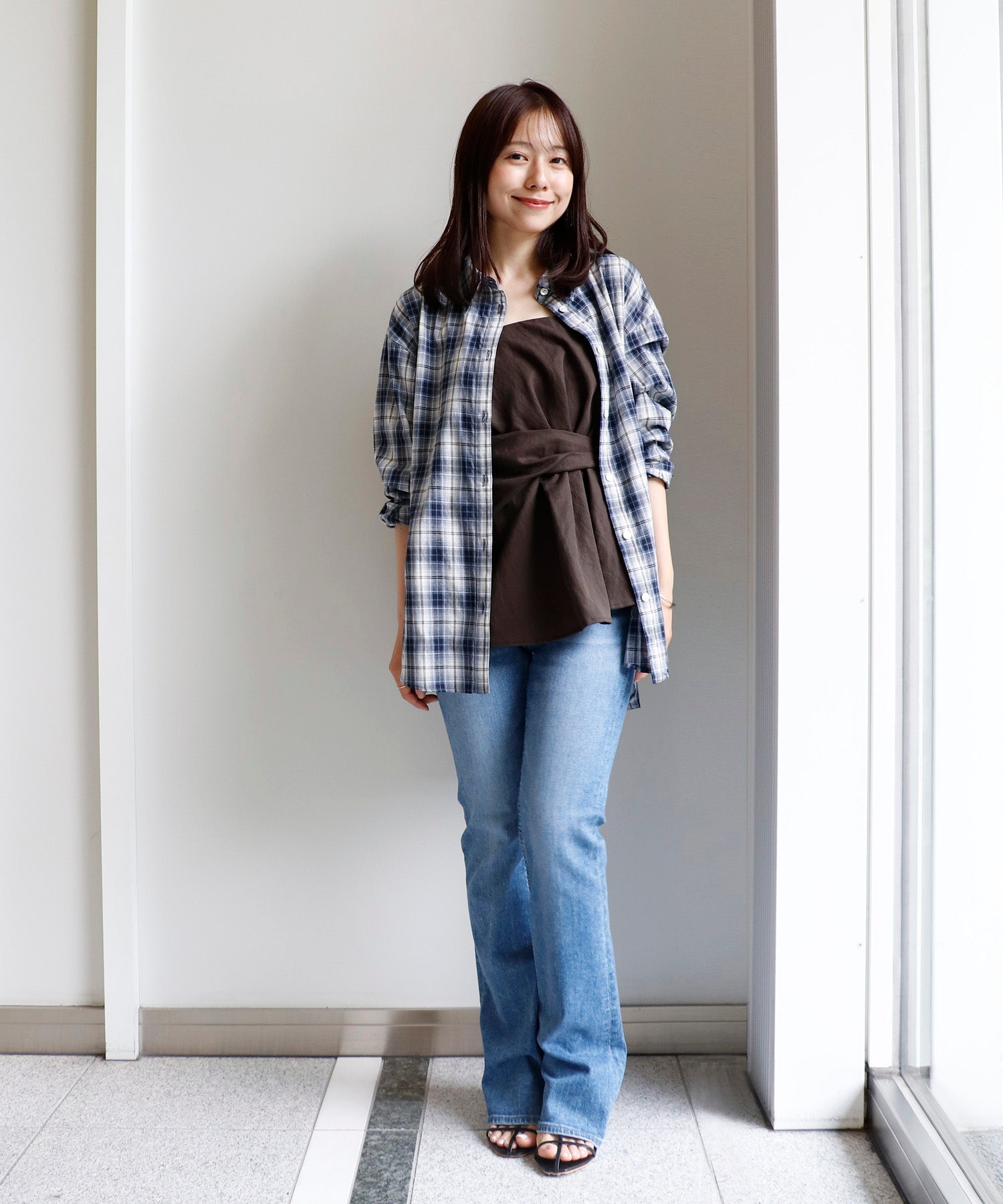model：150cm　着用：Fサイズ