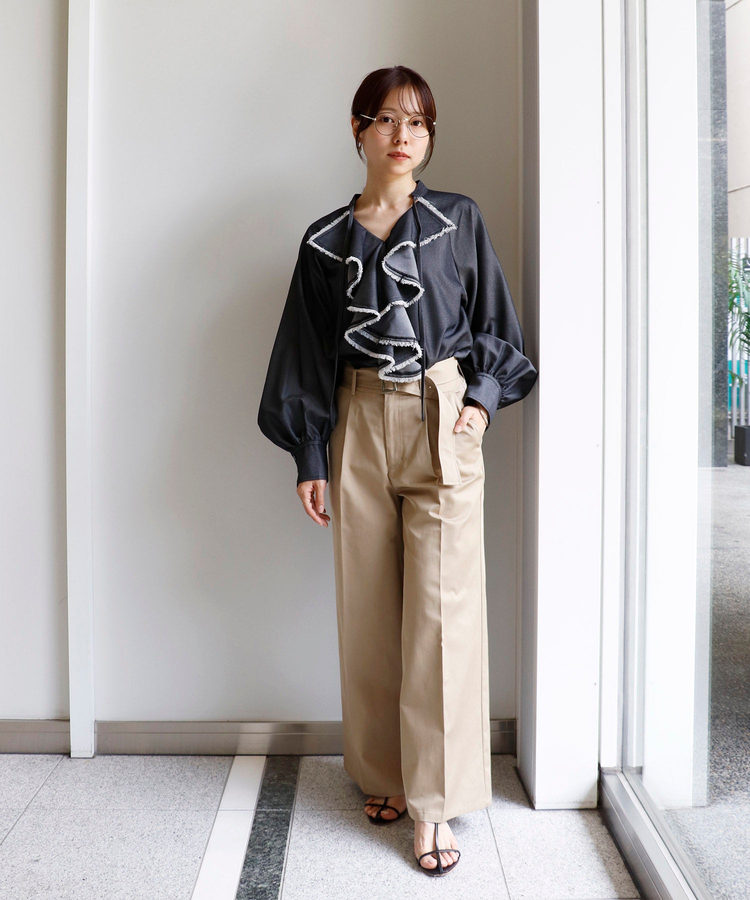 model：150cm　着用：Fサイズ