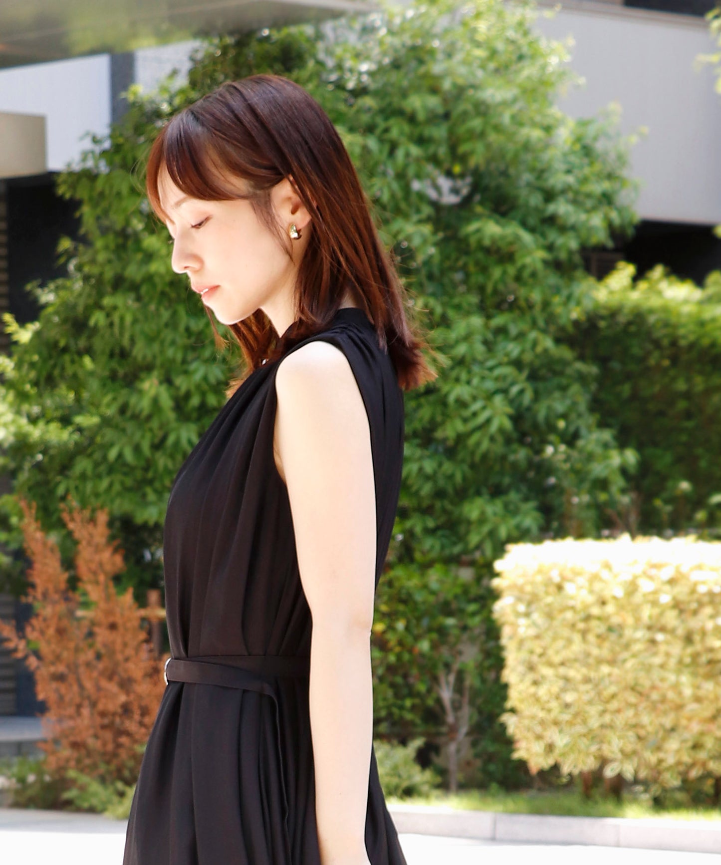 【6/5(金)～PRE ORDER開始】リラックスギャザーロングワンピース