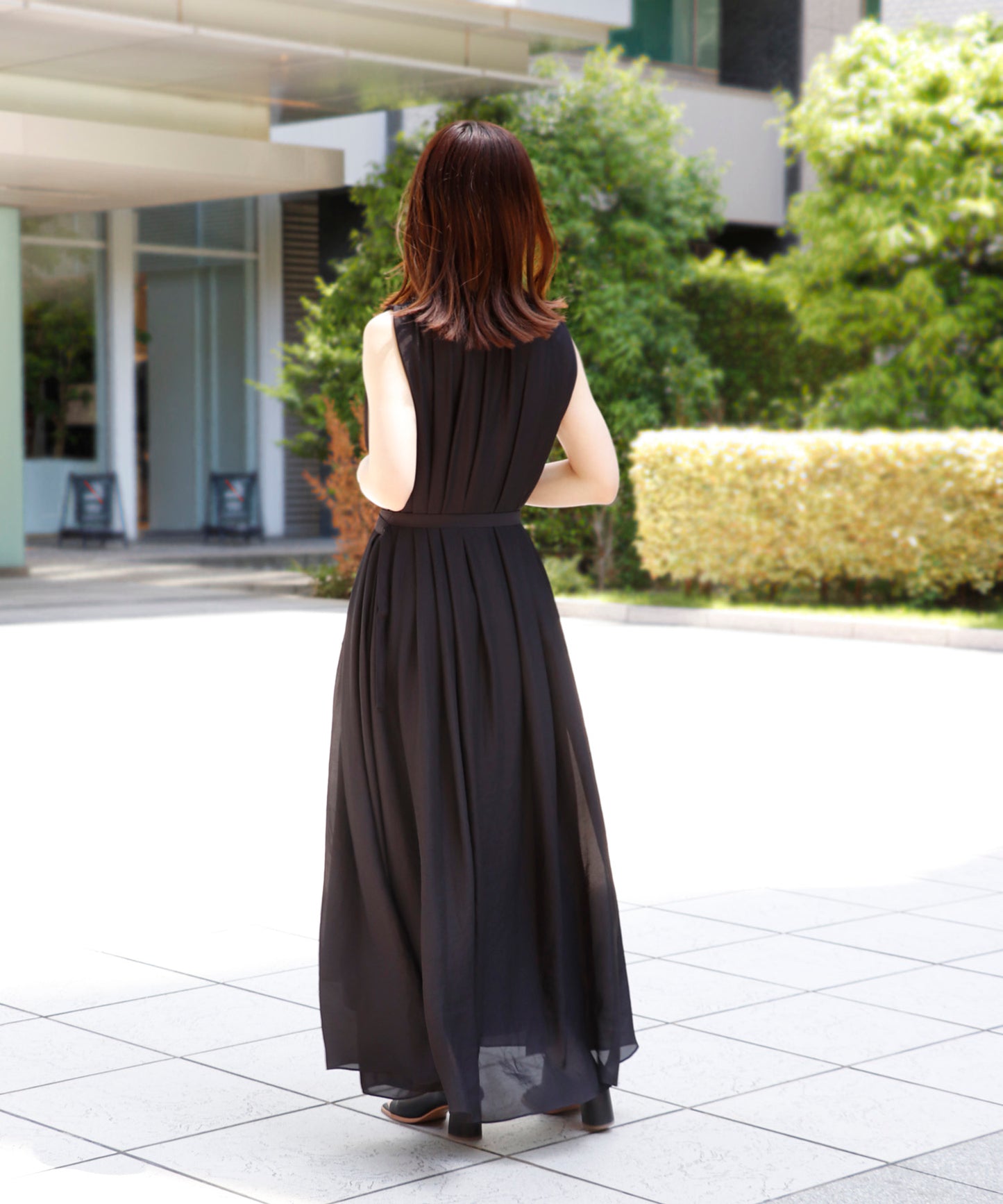 【6/5(金)～PRE ORDER開始】リラックスギャザーロングワンピース