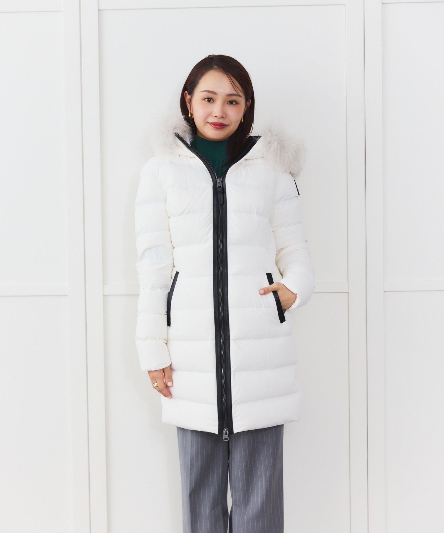 【MACKAGE】CALLA-BX  Ladies Hooded Light Down CT