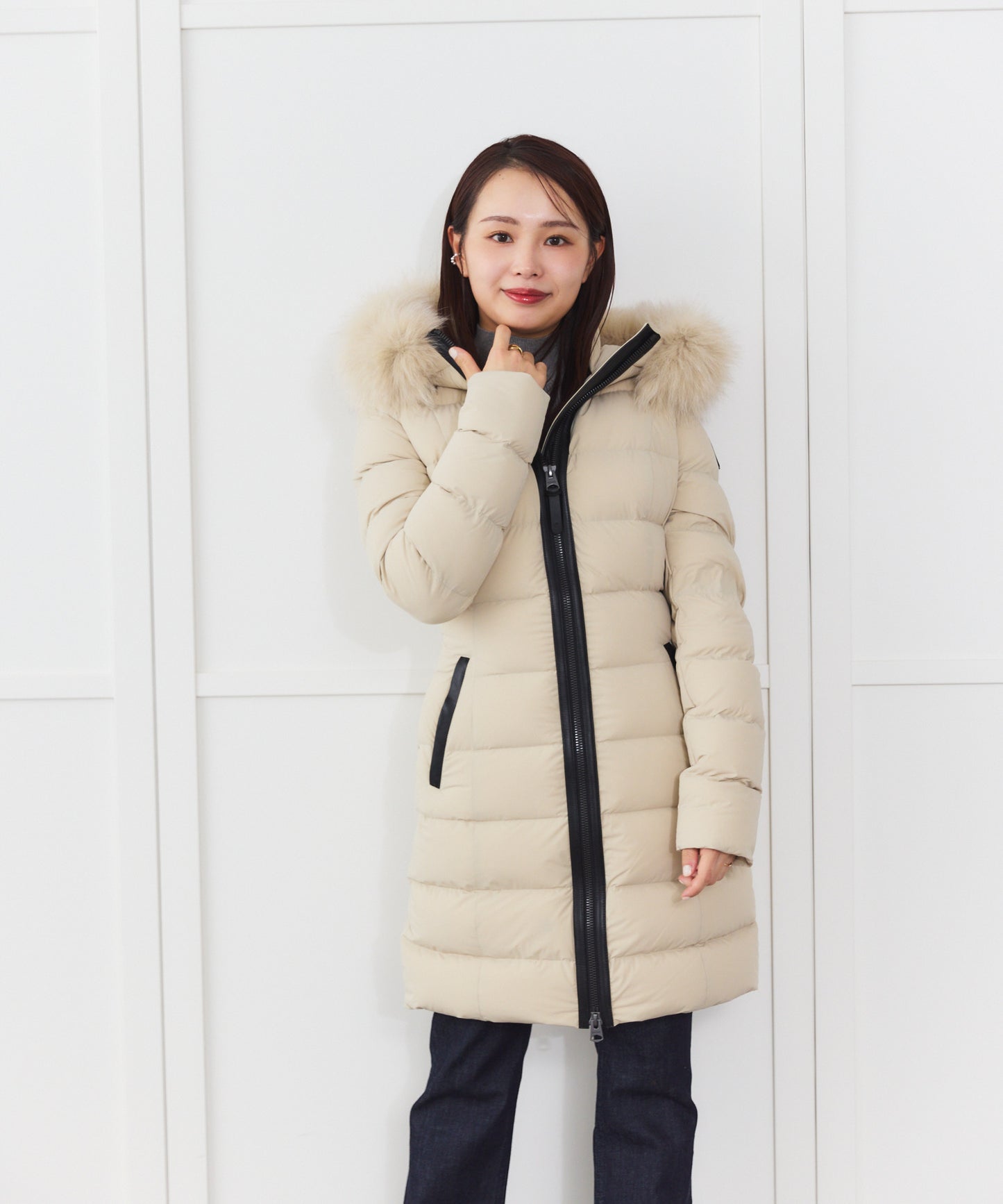 【MACKAGE】CALLA-BX  Ladies Hooded Light Down CT