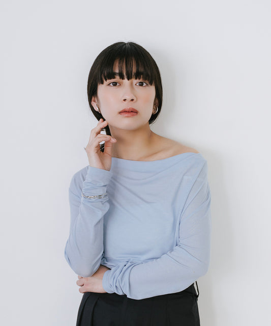 ギャザードレーププルオーバー