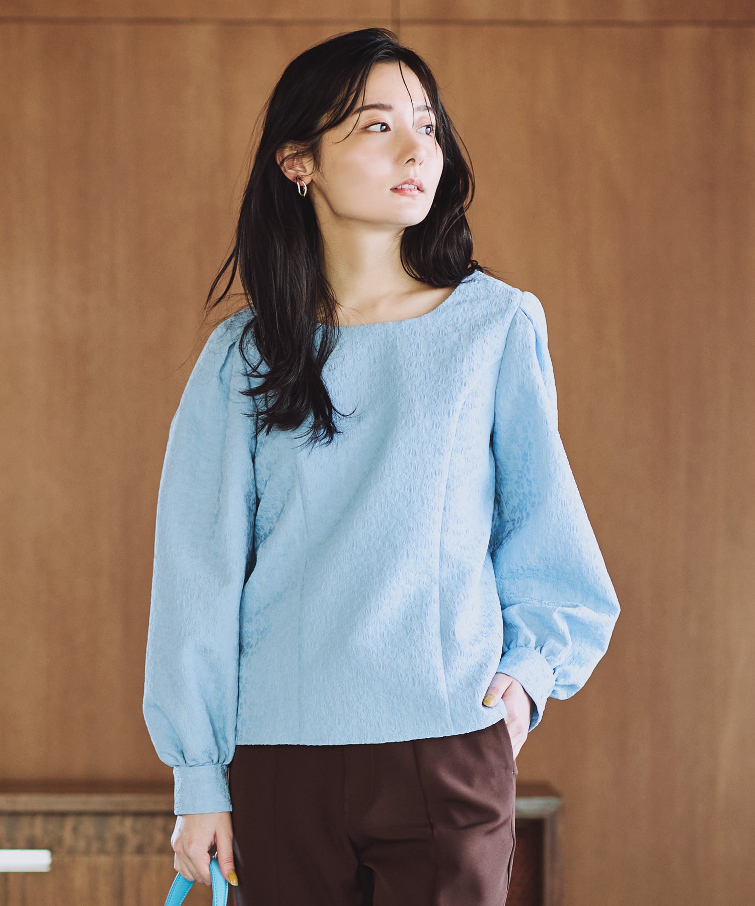 トップス rin LINEN WRAP TOP - Maroon | ZARA United States